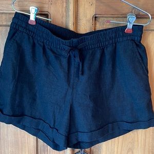 Old Navy Linen Shorts Black Size M